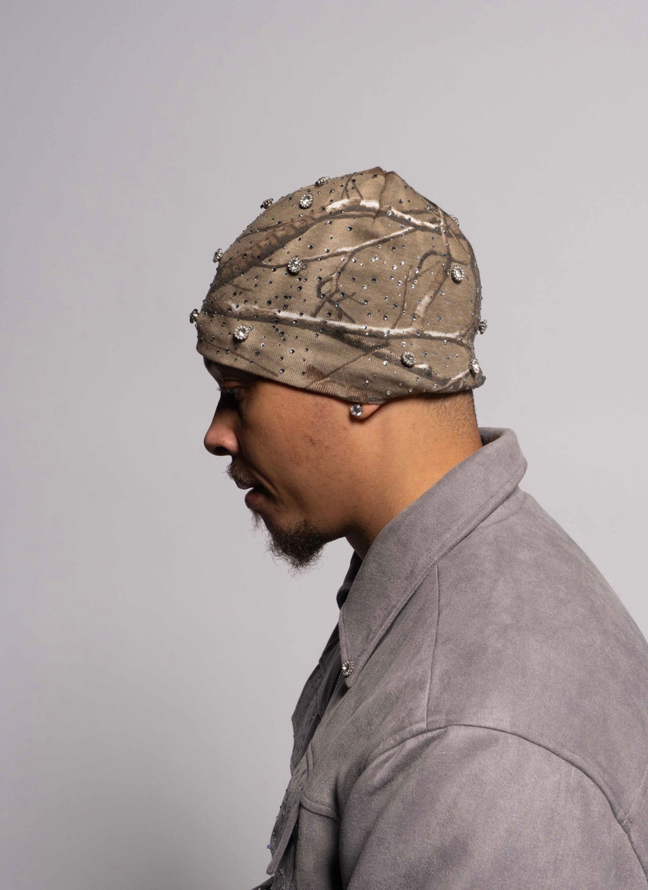 Real Tree  Diamond Rhinestone Beanie