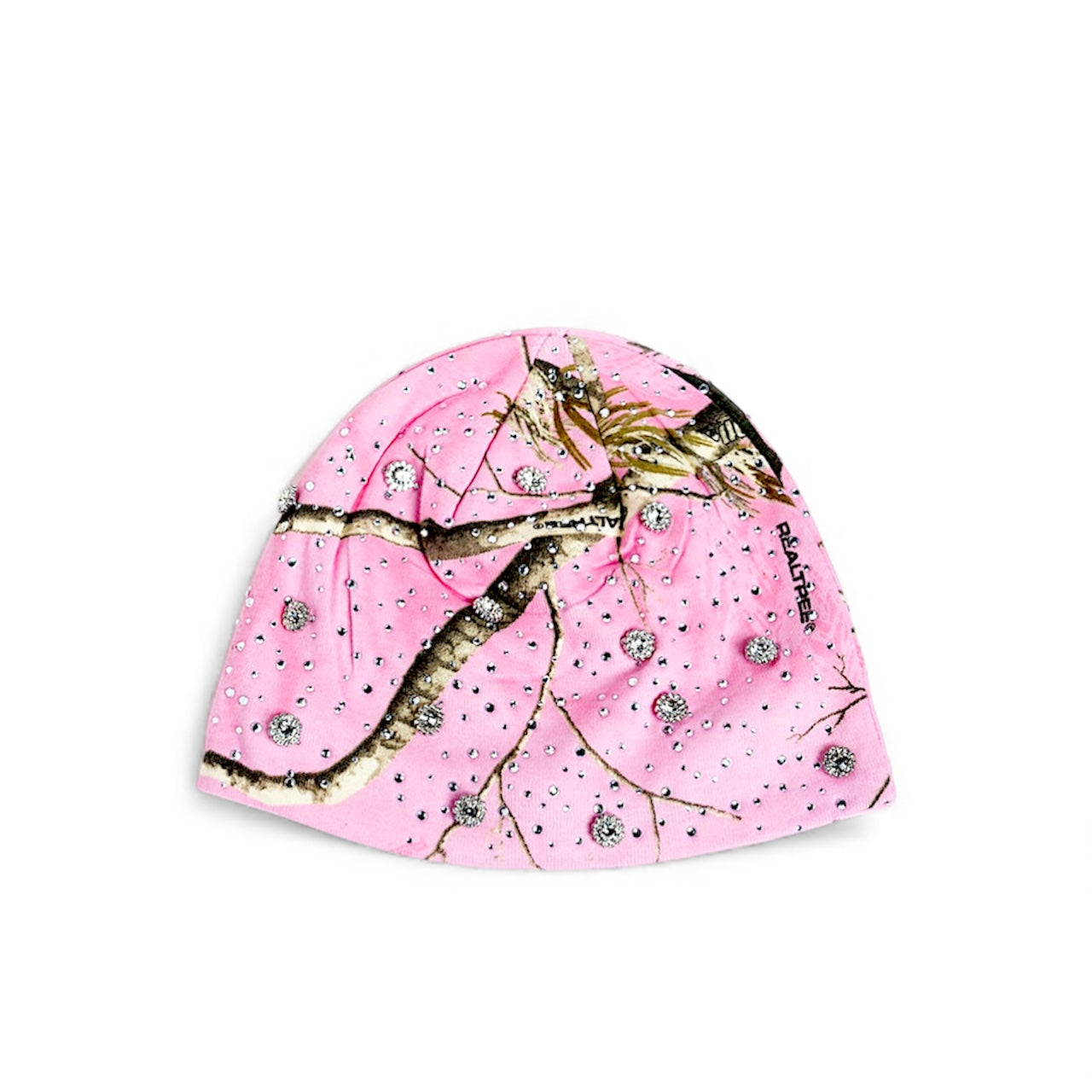 Pink Diamond Rhinestone Beanie