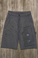 Pin Stripped Cargo Shorts