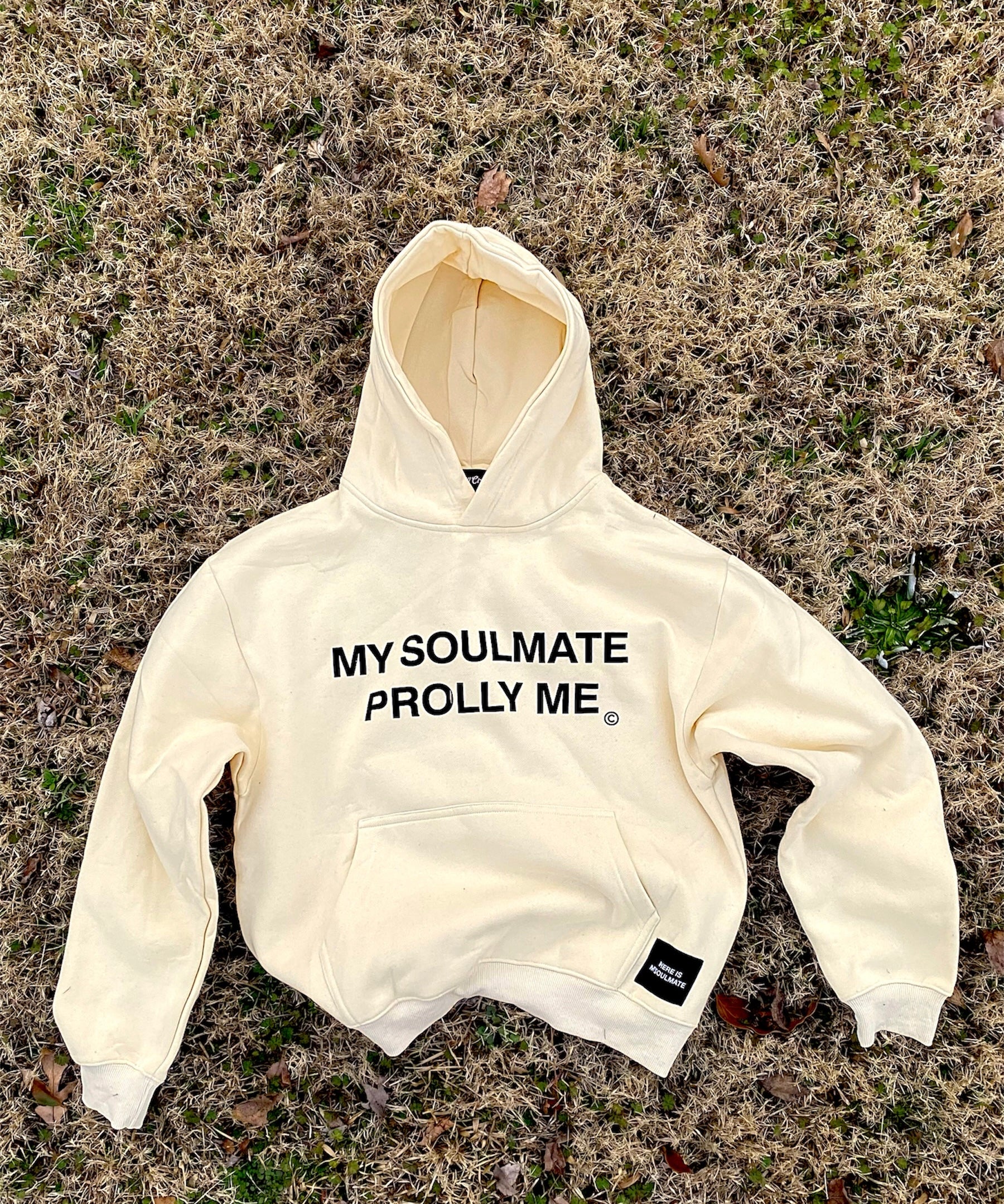 Cream & Black “My Soulmate” Hoodie