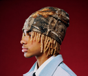 Diamond Camo Rhinestone Beanie
