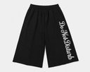 Black  "Do Not Disturb" Rhinestone Sweatshorts