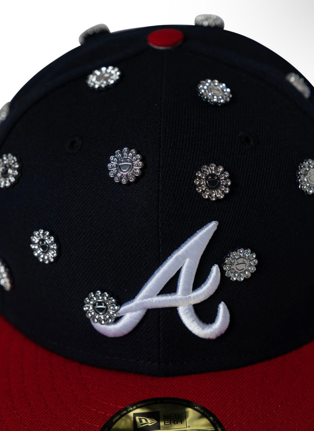 Atlanta Braves Rhinestone Fitted