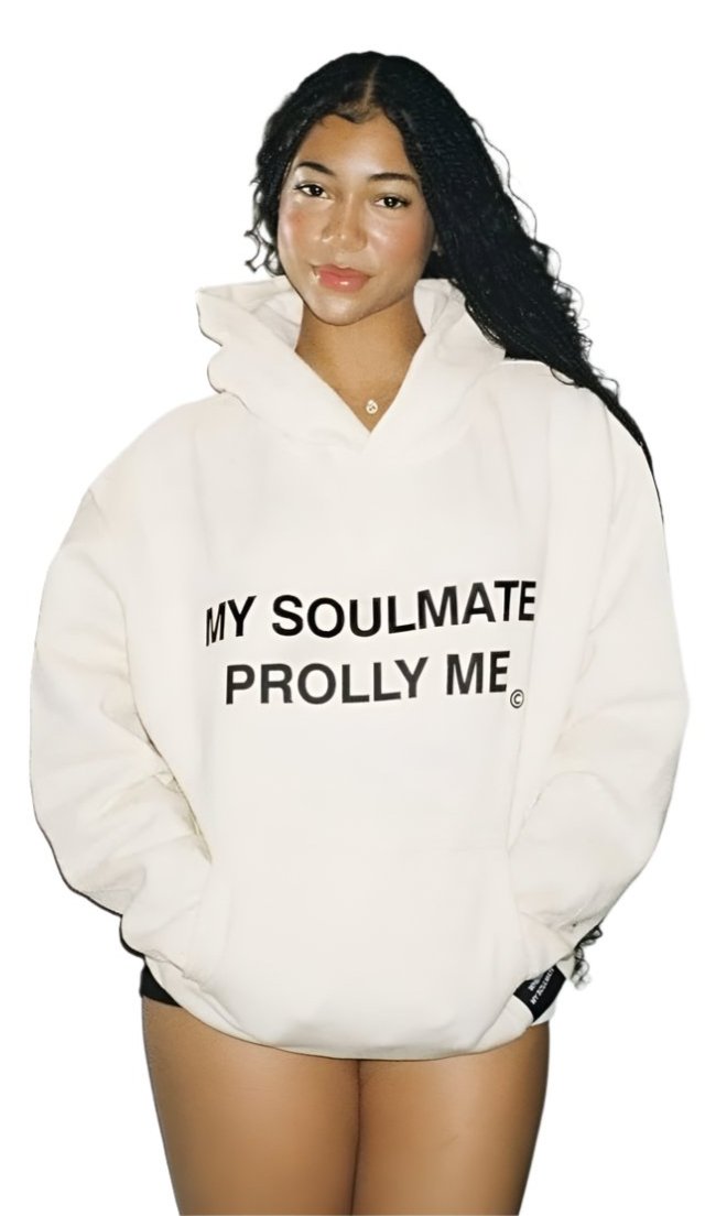 Cream & Black “My Soulmate” Hoodie