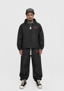 Full Circle Shell Tracksuit Set – Black/Red