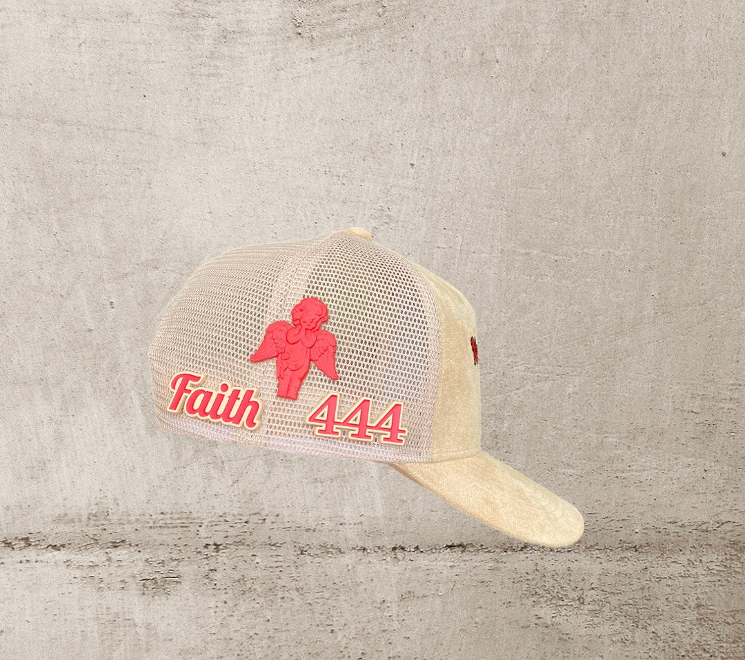 Numbered Angels Suede Tan Trucker