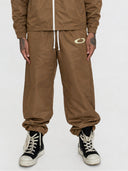 ORBIT Mocha pants on model, front