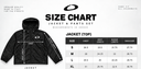 Orbit jacket size chart