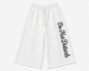 White "Do Not Disturb" Sweatshorts